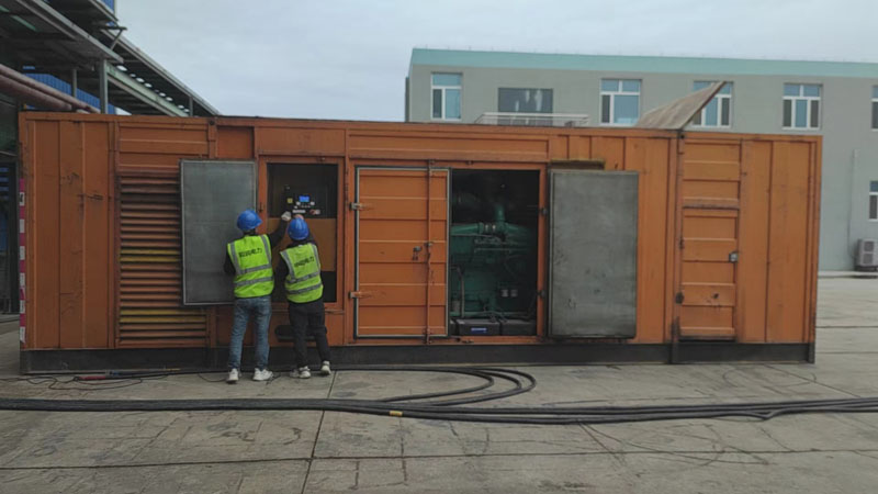 鄂伦春如何检查柴油发电机组的机油油位?